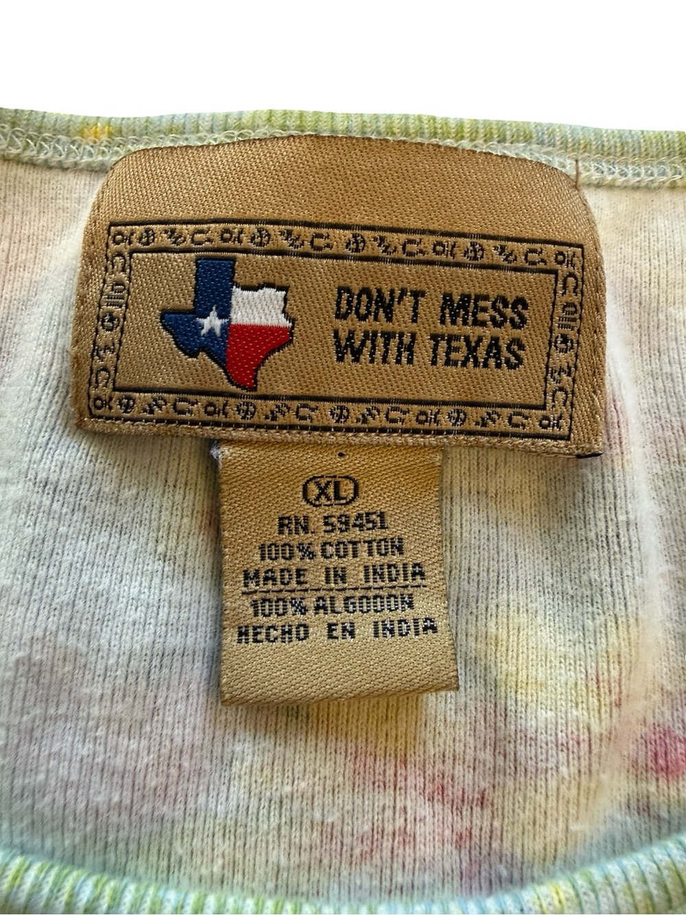 Y2K Buckle Bunny Western Graphic Top XL Pink Cowgirl Rhinestone 3/4 Sleeve Tee - Picture 7 of 7